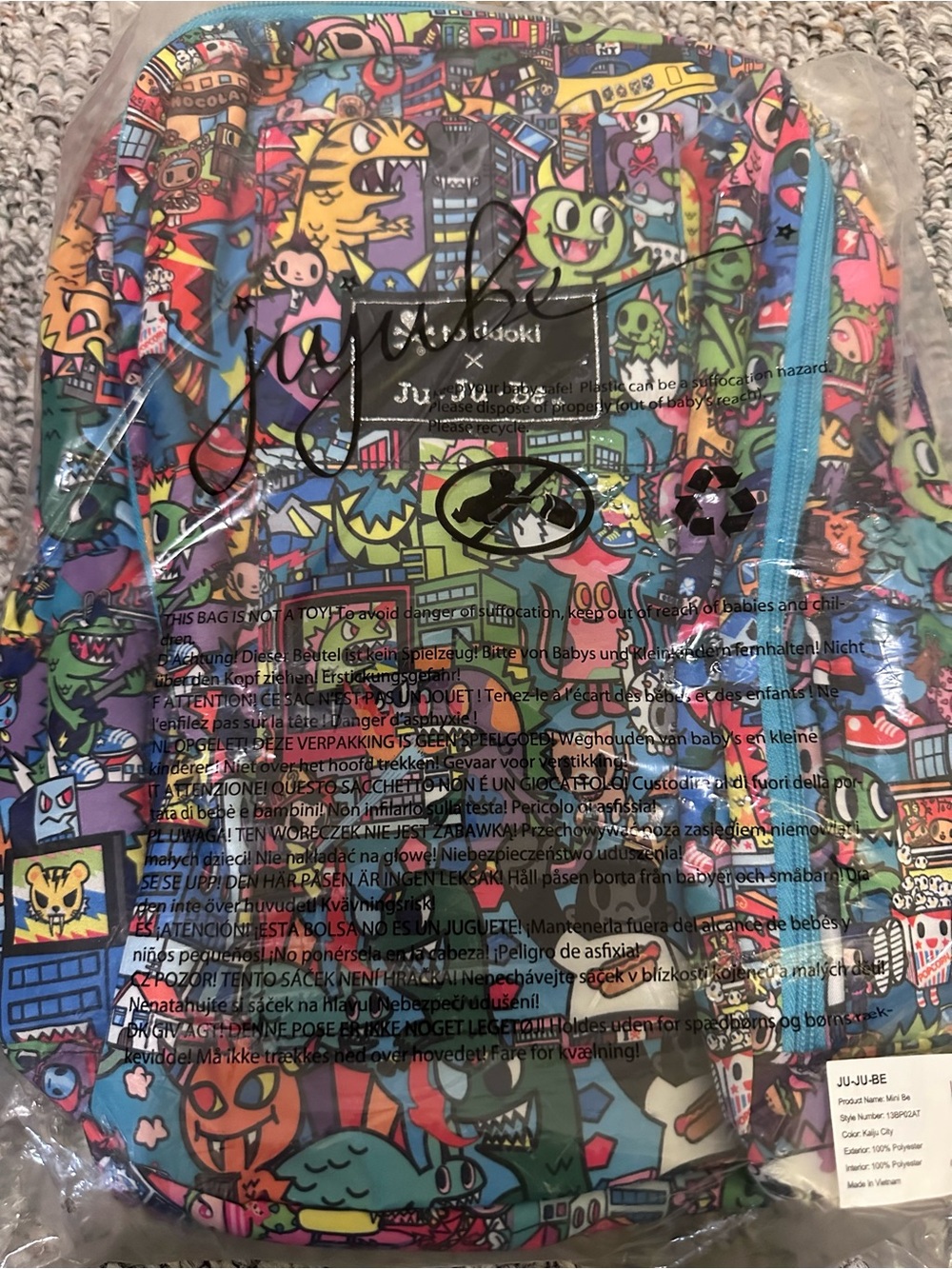 Ju-Ju-Be Tokidoki Kaiju City Minibe